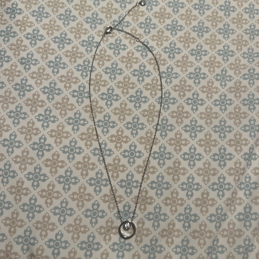 SKAGEN
Women's Kariana Silver Crystal Circle Necklace